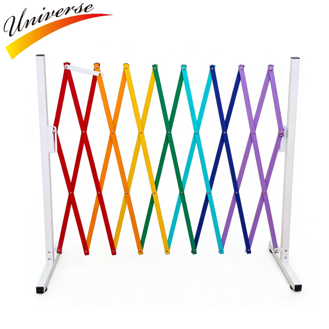 Aluminum & Steel Expandable Safety Railings Traffic Guardrails with Metal Barrier Traffic Barriers