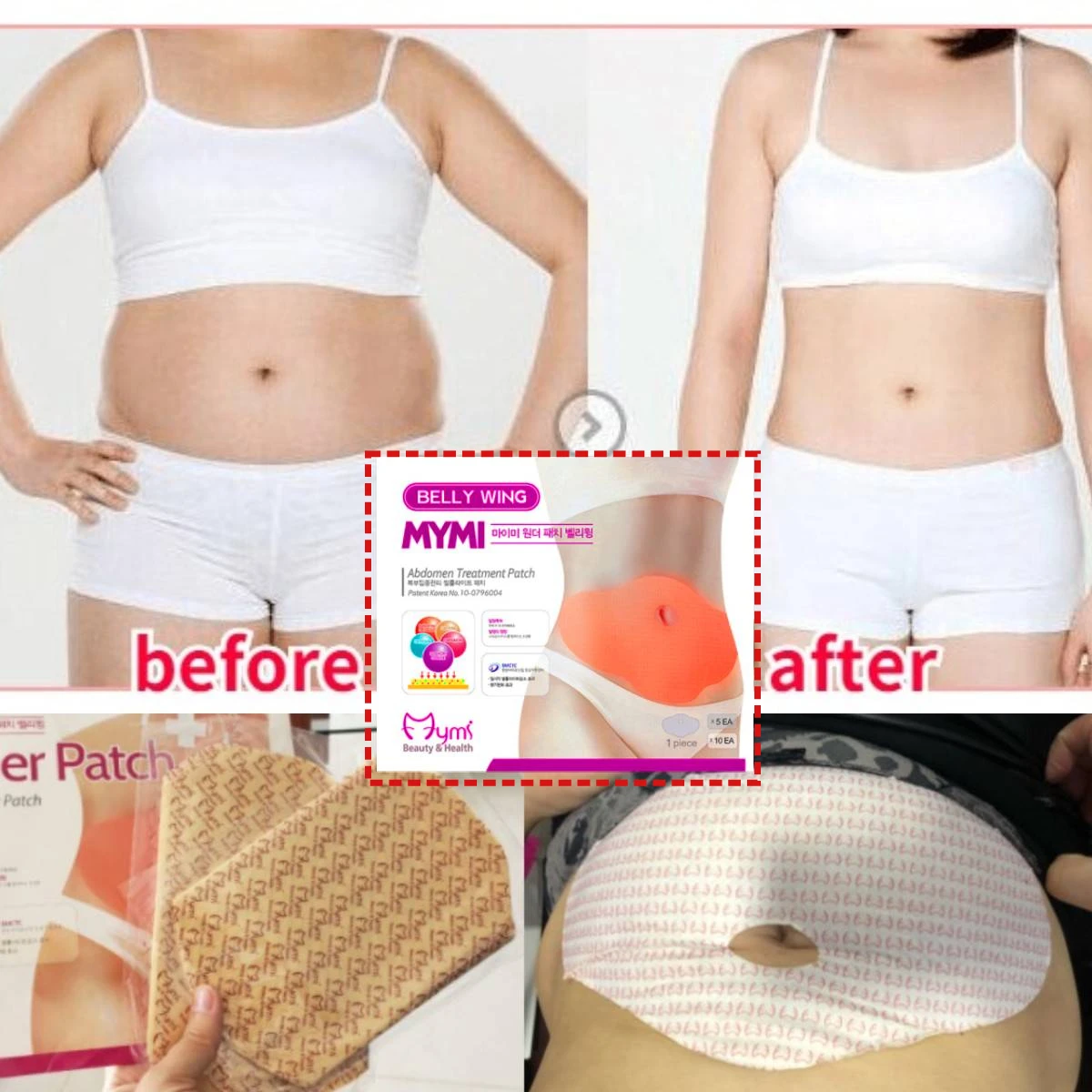 MYMI Quick Wonder Health Beauty Cosmetic Belly Slimming Patch Fat Burner Loss Weight Non-woven Fabrics Tablet anti cellulite Hot