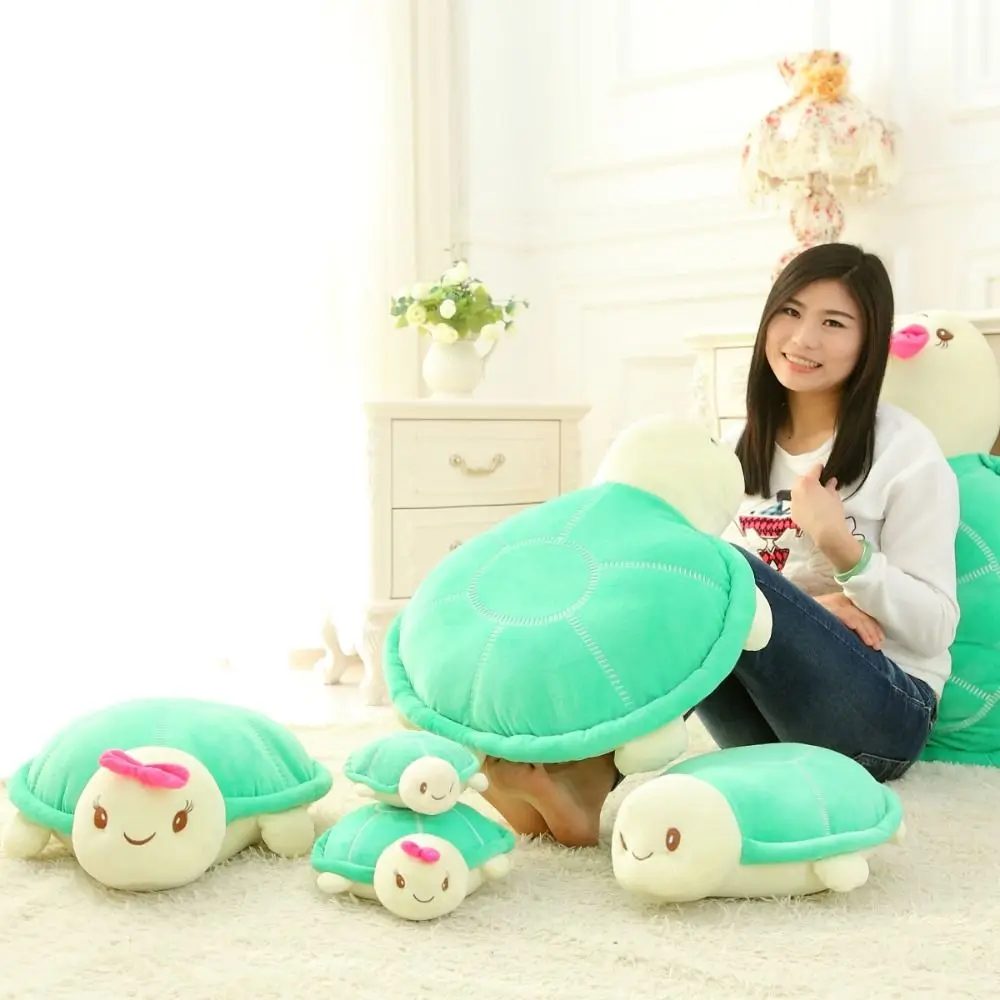 Pluszowa żółwia, zwierzę morskie, miłośnicy żółwi, puszysty żółw morski, urocza pluszowa maskotka, poduszka żółw morski, dekoracja samochodowa