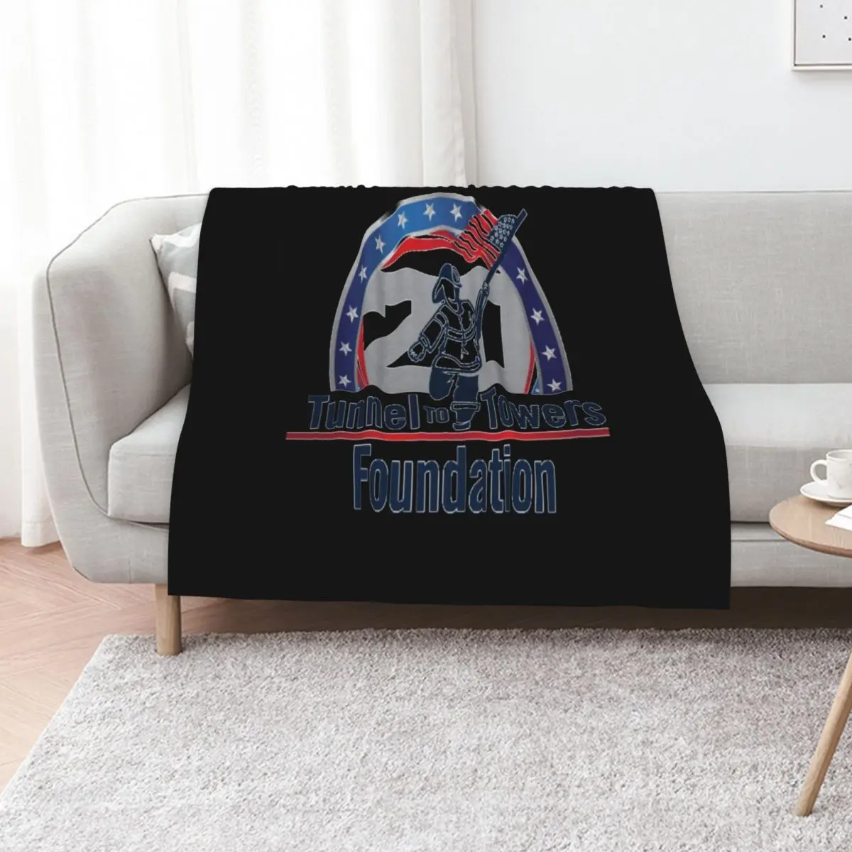 Stephens Sillers Tee Tunnels To Towers Throw Blanket Soft Beds Plaid Plaid on the sofa Decoratives Moving Blankets