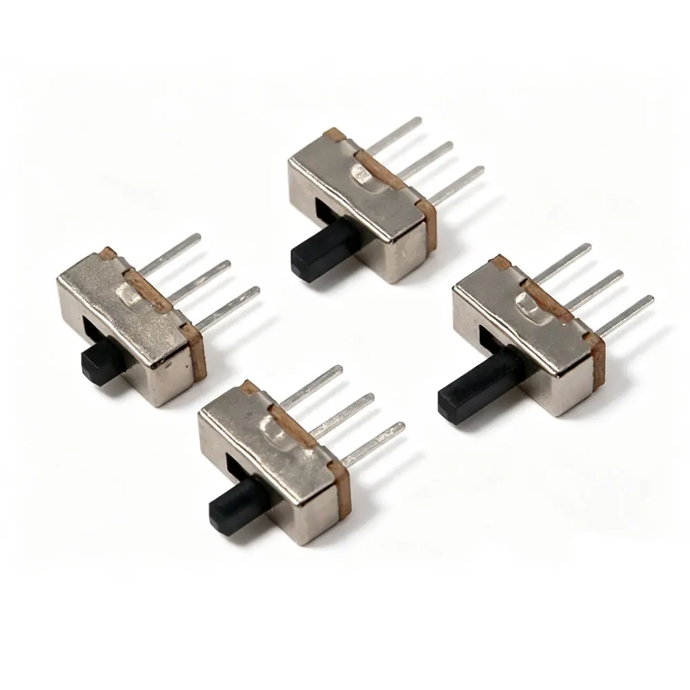 20pcs SS12D00 Interruptor On-Off Mini Slide Switch 3pin 1P2T 2 Position Toggle Switch Handle length:G2MM/3MM/4MM/5MM