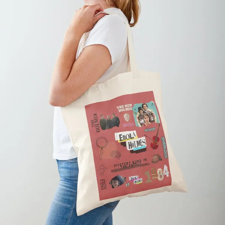 

Enola Holmes Tote Bag Fabric bag tote bag university custom tote Women bags