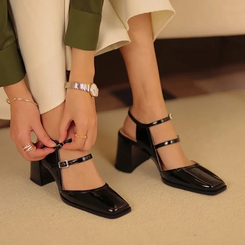 2026-new-summer-sandles-women-square-toe-thick-heel-french-retro-women-shoes-buckle-6cm-high-heel-party-sandals-shoes-for-women