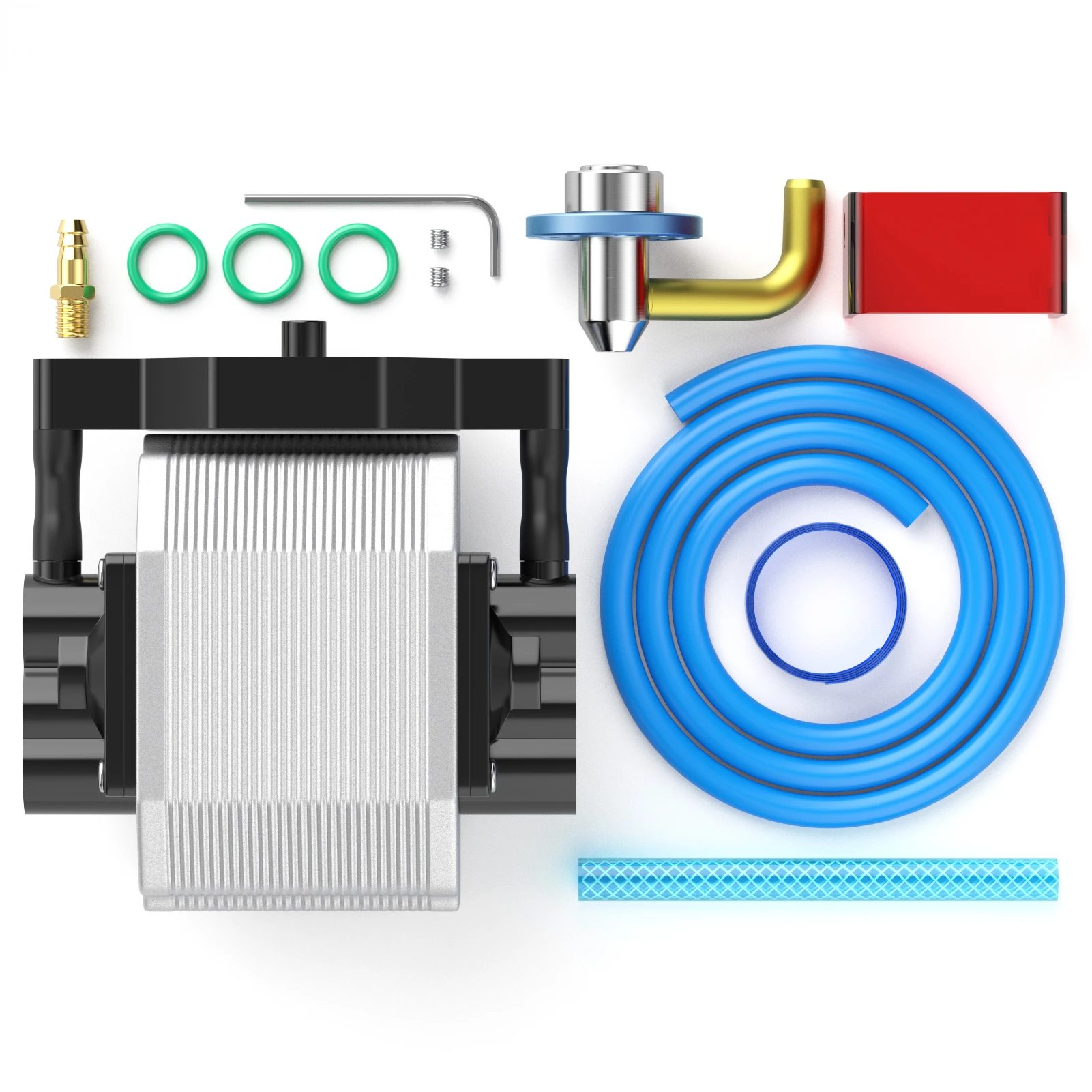 

S9 Air Assist Nozzle Kit High Speed Air Assist Full Metal Structure Fits S9 Lasers Easy to Install Laser Engraving