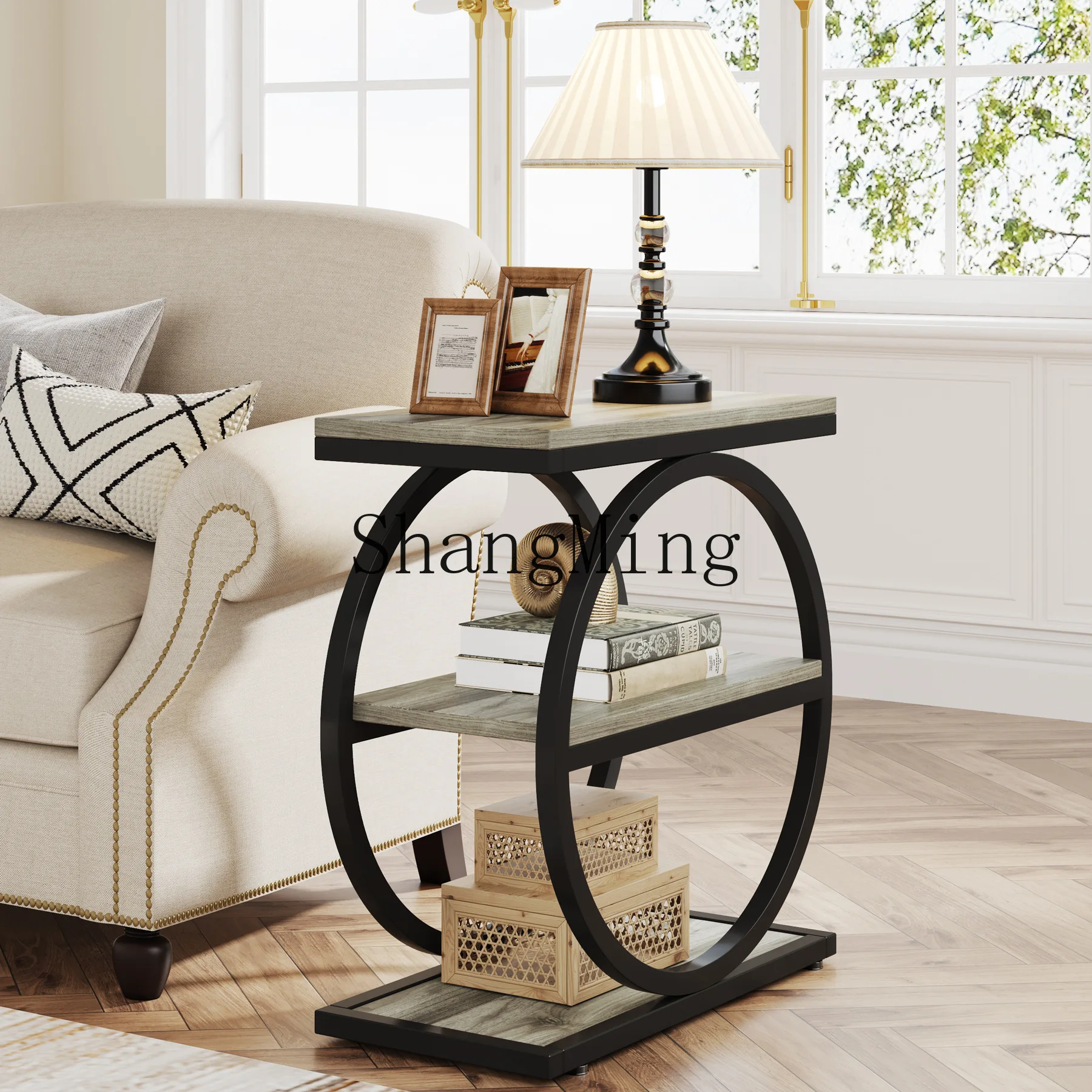 

FG Hotel Small round table light luxury high-end living room corner few small apartment living room sofa high-end side table
