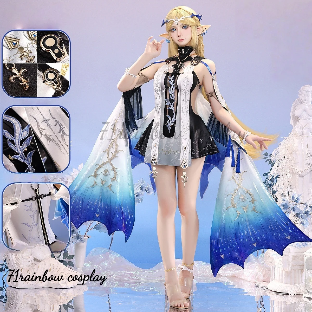 

Wuthering Waves Cartethyia Cosplay Costume Woman Christmas Outfits Game Cartethyia Clothes Costumes Cosplay