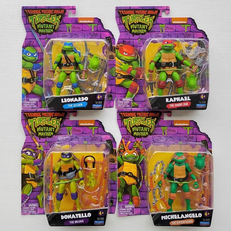 

Игровые фигурки Черепашек-ниндзя Playmates: Мутант Мэйхем (Раф, Дон, Майк, Лео) — коллекционные аниме-фигурки, подарки, игрушки, модели, украшения