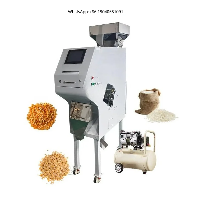 Small Rice Corn Wheat Millet Grain Plastic Salt Quinoa Nuts Seeds Tea Coffee Beans Color Sorting Machine Color Sorter Machine