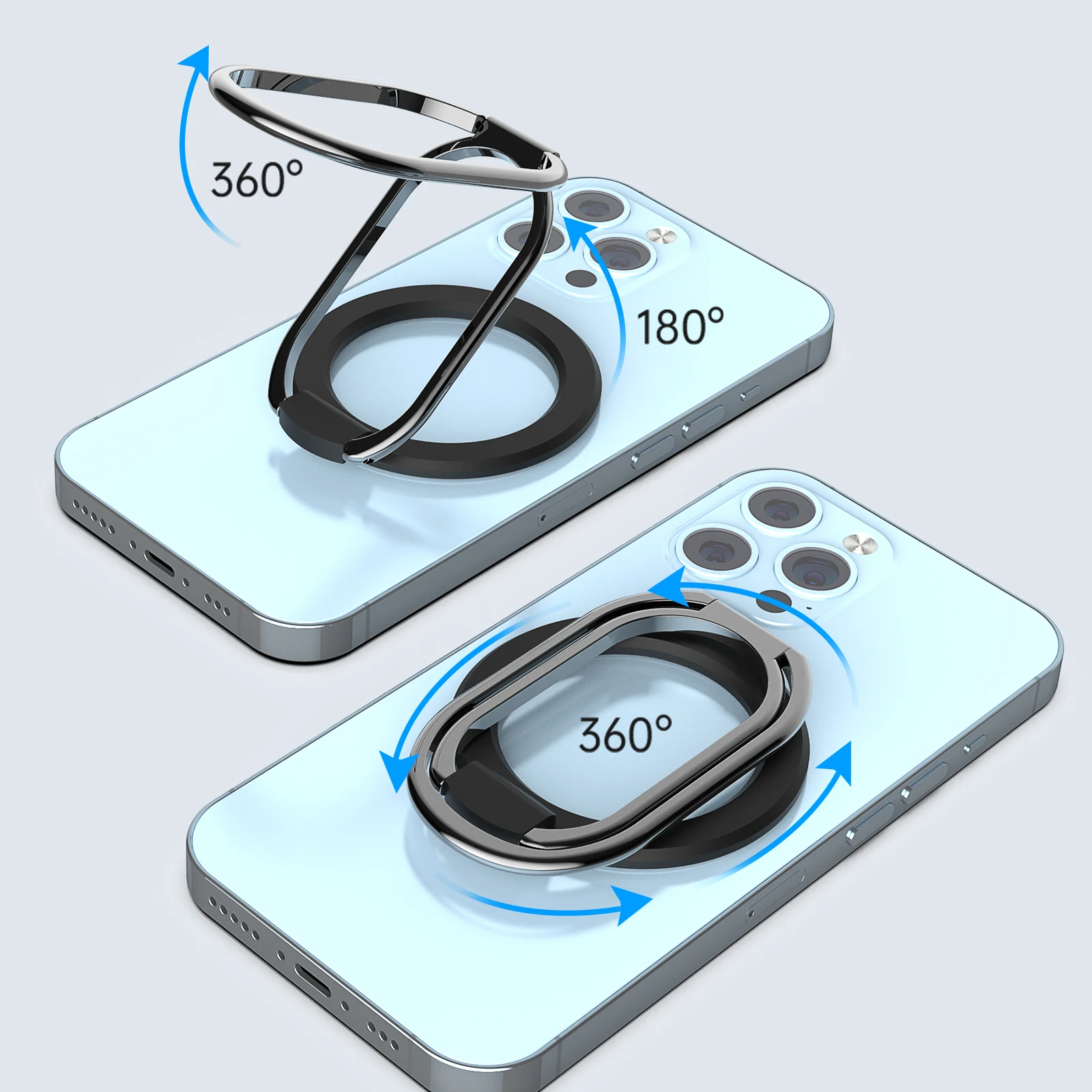 ที่วางโทรศัพท์แม่เหล็กสําหรับ Magsafe iPhone 16 15 สมาร์ทโฟนแบบพับได้ดูดเดสก์ท็อปขายึดสําหรับ HUAWEI Xiaomi Samsung