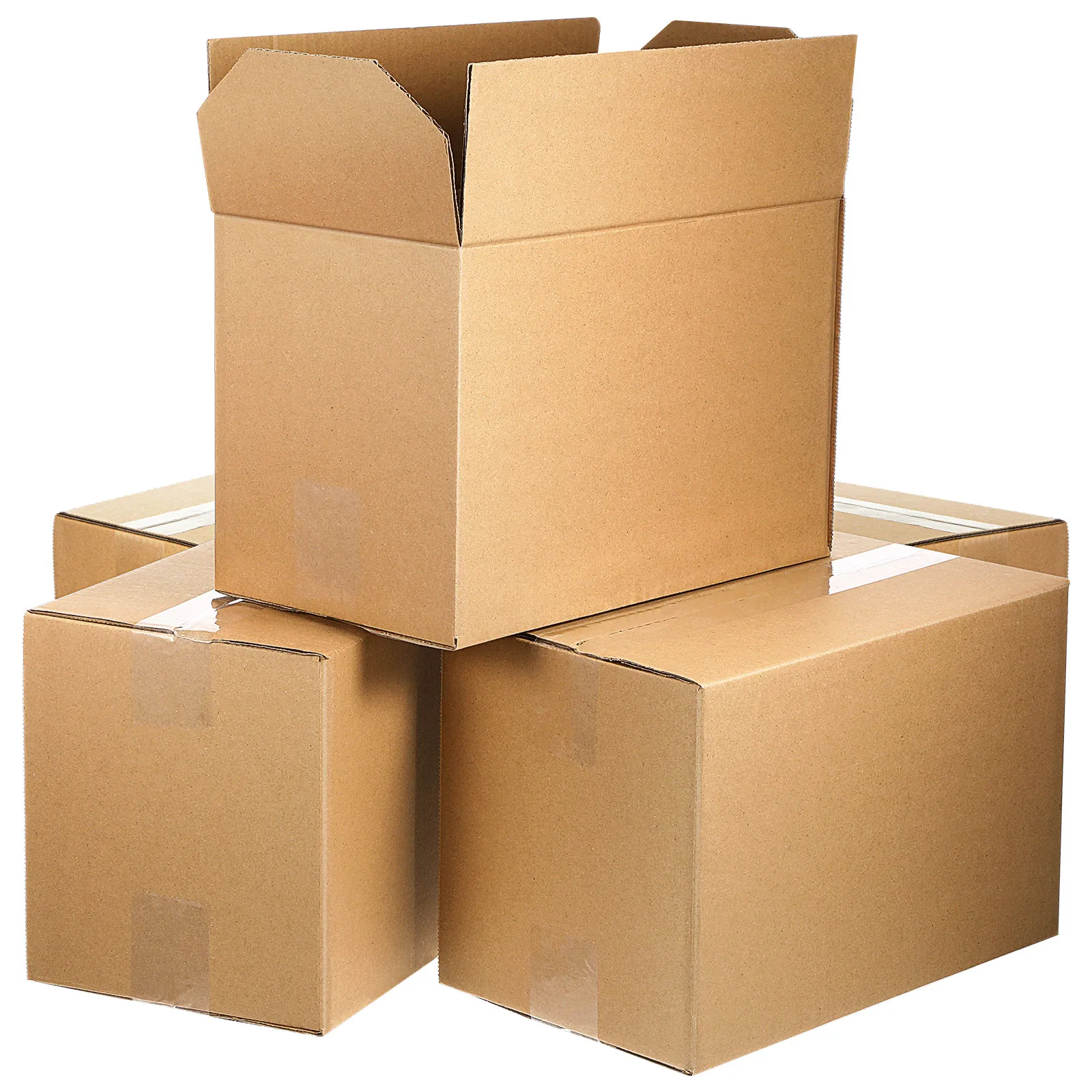

5Pcs Sturdy Lightweight Corrugated Packaging Boxes Easy Assembly No Tools Required for Moving Storage Packing