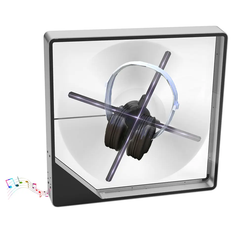 Four Leaves Hdfocus Hd Resolution Hologram 3D Hologram Fan Holographic Fan For Bar