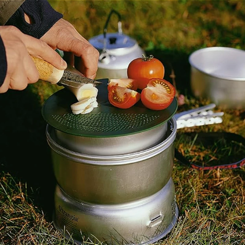1pcs Trangia Multi-disc 25 or 27 Series for Outdoor Storm Furnace Strainer Chopping Board Saucepan Lid and Serving Dish Plastic