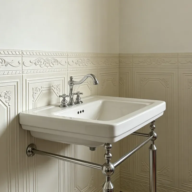 for European Retro Bracket Wash Basin Floor to Ceiling Washbasin French Bathroom Cabinet Washbasin Cabinet Group