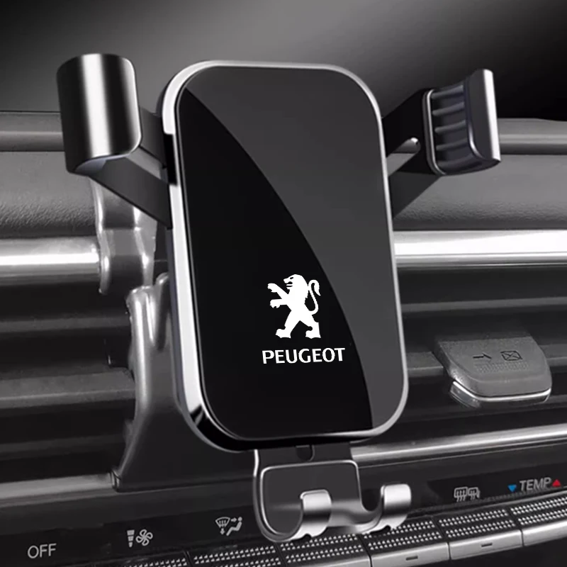 Car Phone Holder Air Vent Moblie Cell Gravity Stand Mount Bracket For Peugeot 407 508 2008 5008 307 308 3008 206 207 208 107 106