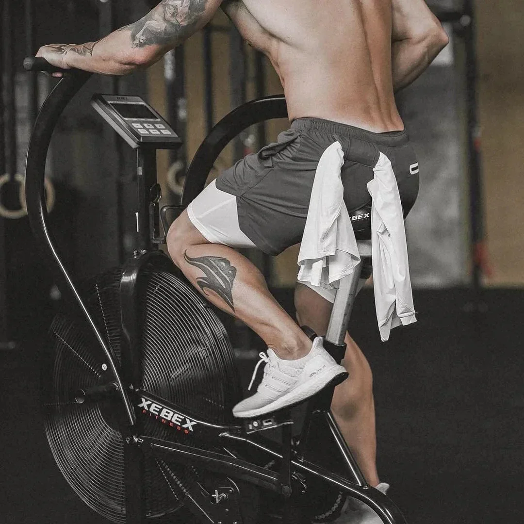 كارتون باكي الرجال السراويل الصيف ضغط قصيرة طبقة مزدوجة رسالة التجفيف السريع السراويل اللياقة البدنية رياضية تجريب Sho #5