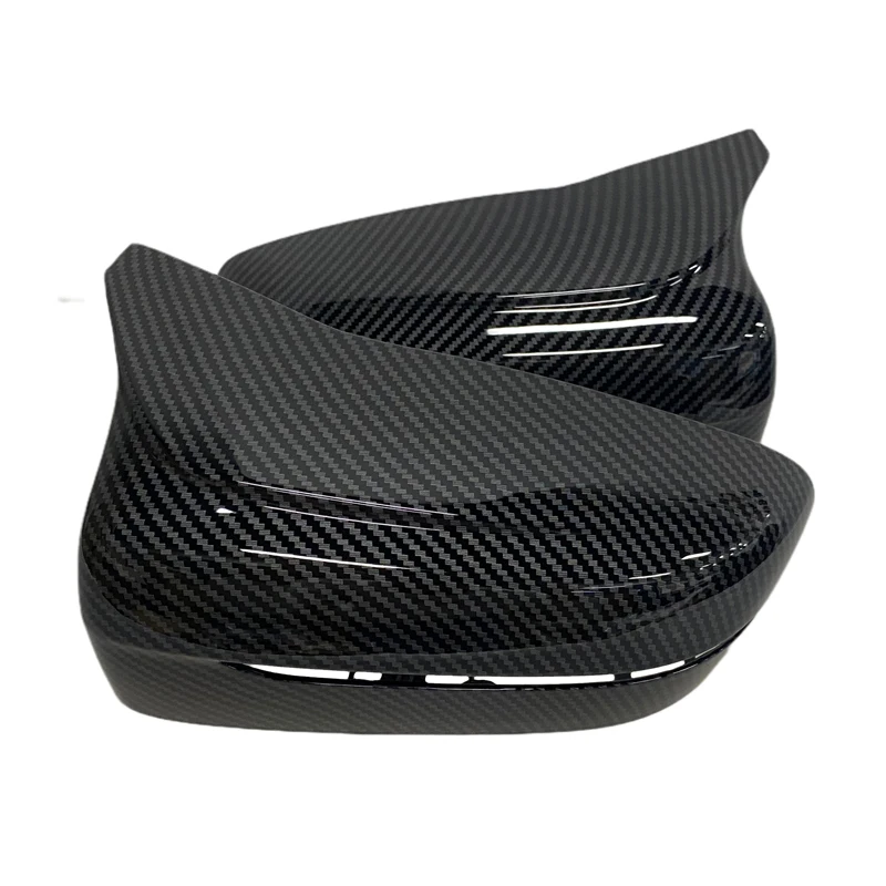Carbon fiber Look Replacement Rearview Side Mirror Covers Cap For BMW 4 5 7 8 Series G11 G12 G14 G15 G16 G22 G23 G24 G30 G31 G38