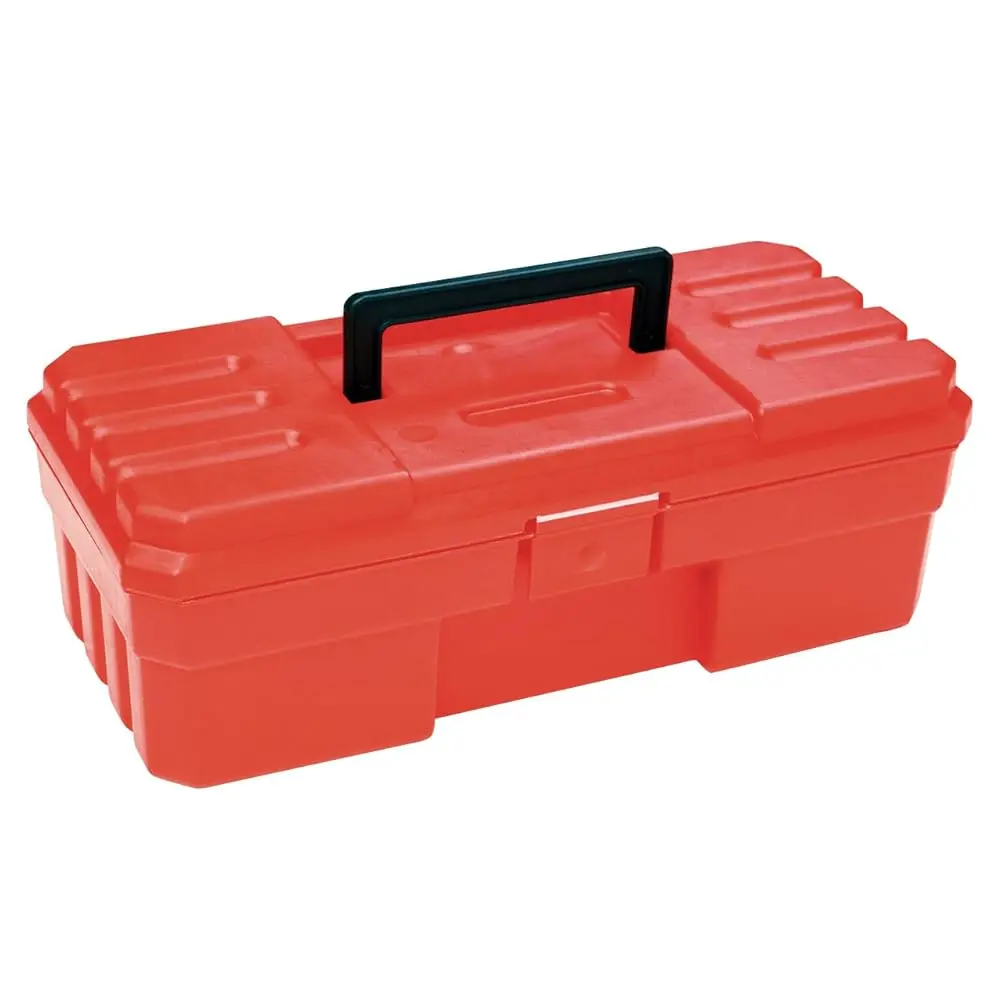

12-Inch Probox Plastic Toolbox For Tools, Hobby Or Craft Storage Toolbox, Model 09912, (12-Inch X 5-1/2-Inch X 4-Inch), Red