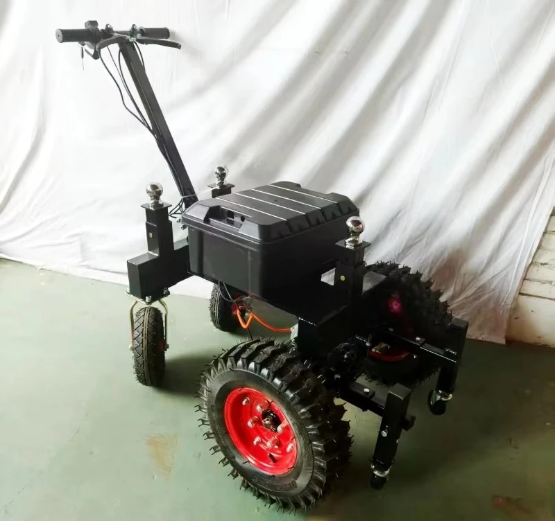 48V 2500kg Electric Trailer Tow Dolly Trailer Trolley Utility Dolly for Easy Pulling Customised Electric Dolly for Various Loads