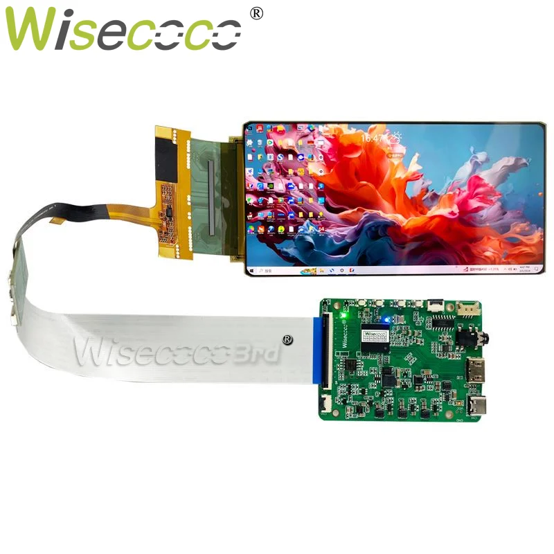 Flexibel Scherm Oled 6 Inch Flexibel Scherm 2K Ips 60Hz Landschap Standaard Driver Board Voor Raspberry Pi Macbooks Laptops