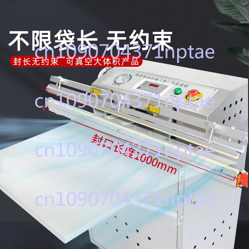 Powerful External Vacuum Machine Commercial Large Automatic Vacuum Inflatable Dry and Wet Food Preservation Heat Sealing Machine