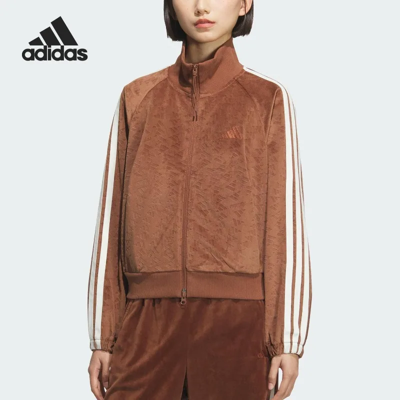 AdidasSTORY Women's Casual Three-Stripe Retro Jacket KC0175
