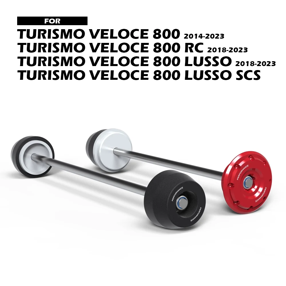 

Turismo Veloce 800 RC LUSSO SCS 2014-2023, передняя и задняя ось мотоцикла, вилка, слайдер для предотвращения столкновений, аксессуары для слайдеров