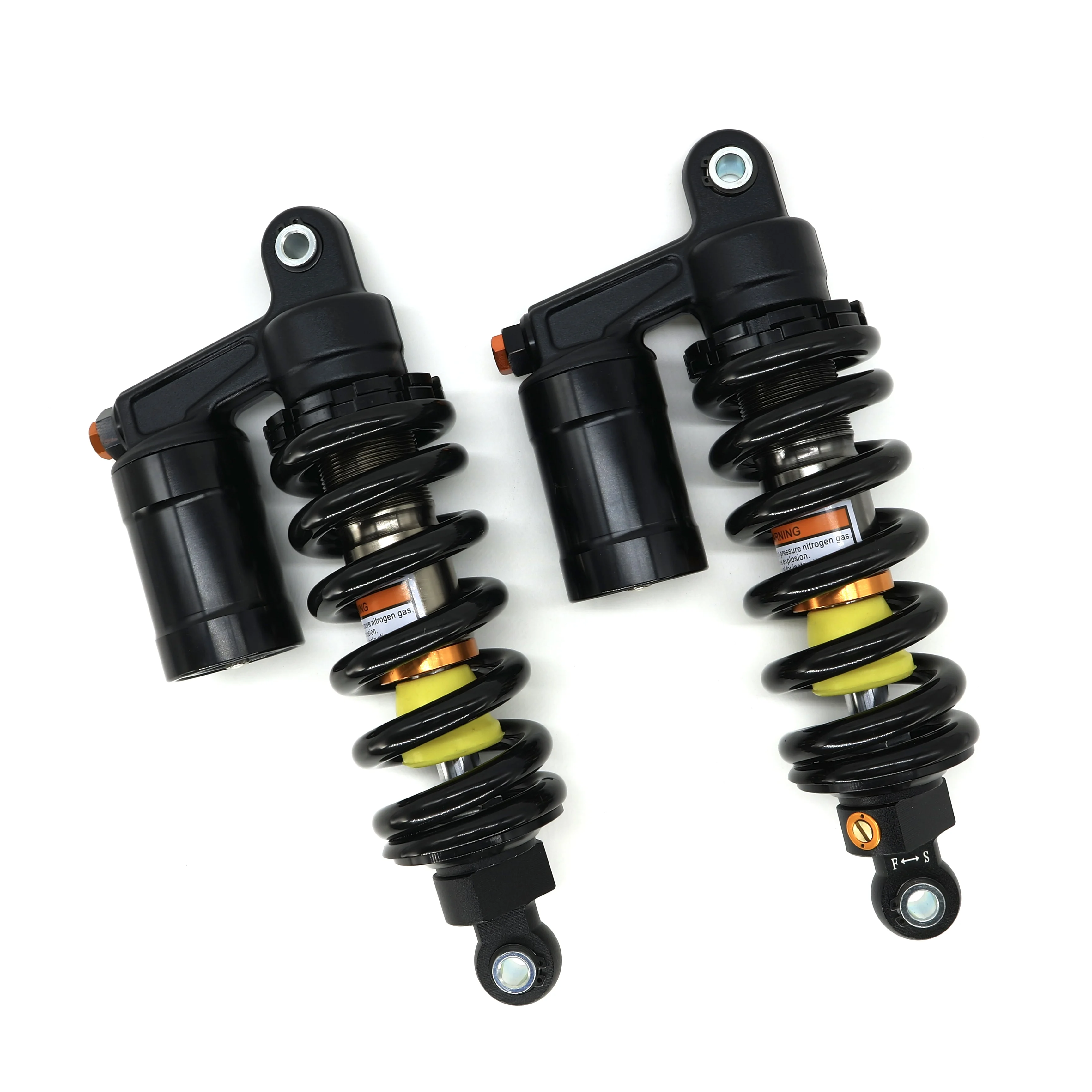 Custom External AIr Bag Motorcycle 310mm Rear Shock Absorber Adjustable