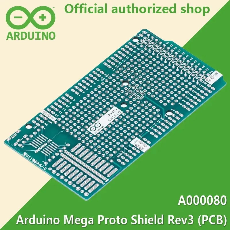 

Arduino Mega Proto Shield Rev3 PCB A000080 breadboard mega2560 r3 New original imported from Italy