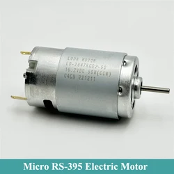 RS-395マイクロ28ミリメートル電気モーターdc 6v 12v 14.4v 16.2v 18 12v 17000回転の高速カーボンブラシモータdiy趣味のおもちゃモデルヘアドライヤー