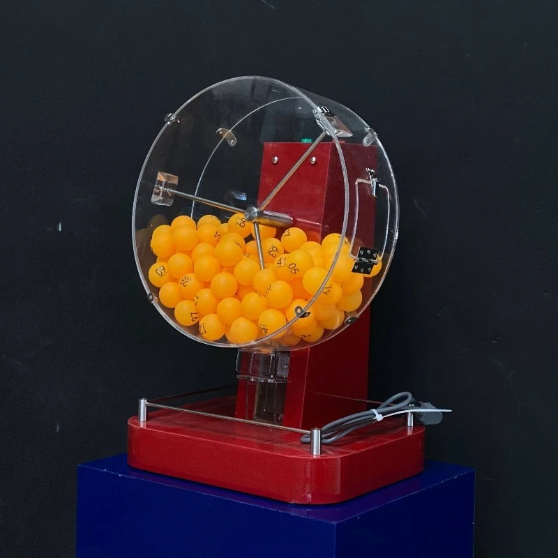 Table tennis invite tenders lottery machine electric two-color ball lottery machine lucky electronic turntable lottery