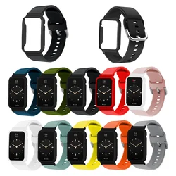 Silicone strap+watch case For xiaomi band7pro 45mm correa watchband bracelet xiaomi band serie7pro Watch Protective Accessories