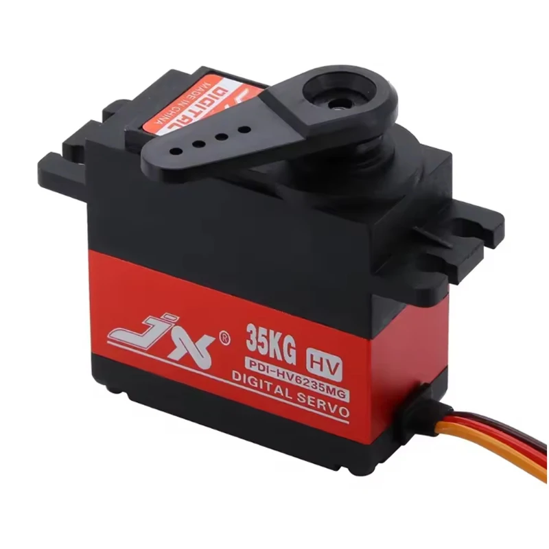 JX Servo PDI HV6235MG 35KG 8 4V 016Sec engranaje de Metal de alta precisión Servo Digital RC coches Robot brazos aviones otras aplicaciones