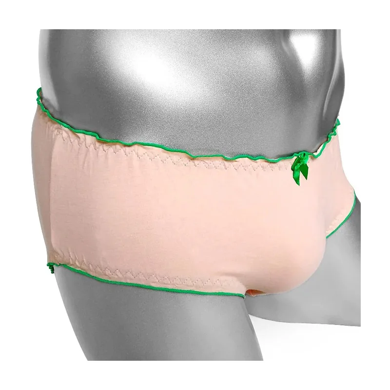

Sissy Briefs Panties With Big Knotbow Ruffles Sexy Lingerie Cotton Slim Low Rise Men Underwear Breathable Male Underpants