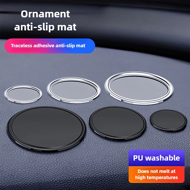 

Car Dashboard Non-Slip Mats, Removable Sticky Silicone Gel Pad, Multi-Functional Auto Magic Gel Holder Stick to Cell Phone