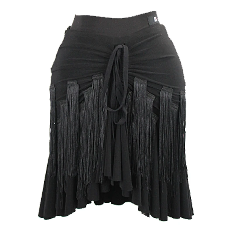 New Latin dance Skirt Female Adult National Standard Tassel Dance Skirt Social Dance Practice Performance