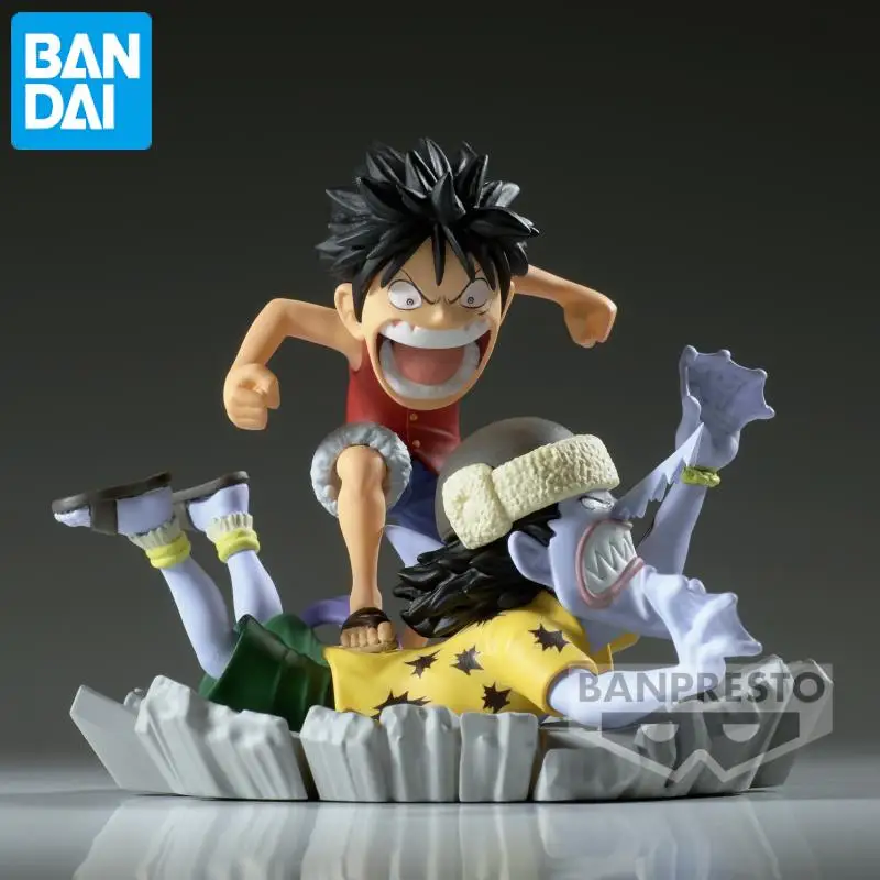 Combination Genuine Official Original Banpresto One Piece Monkey Dluffy Arlong Anime Genuine Collectible Boxed Model Dolls Toy