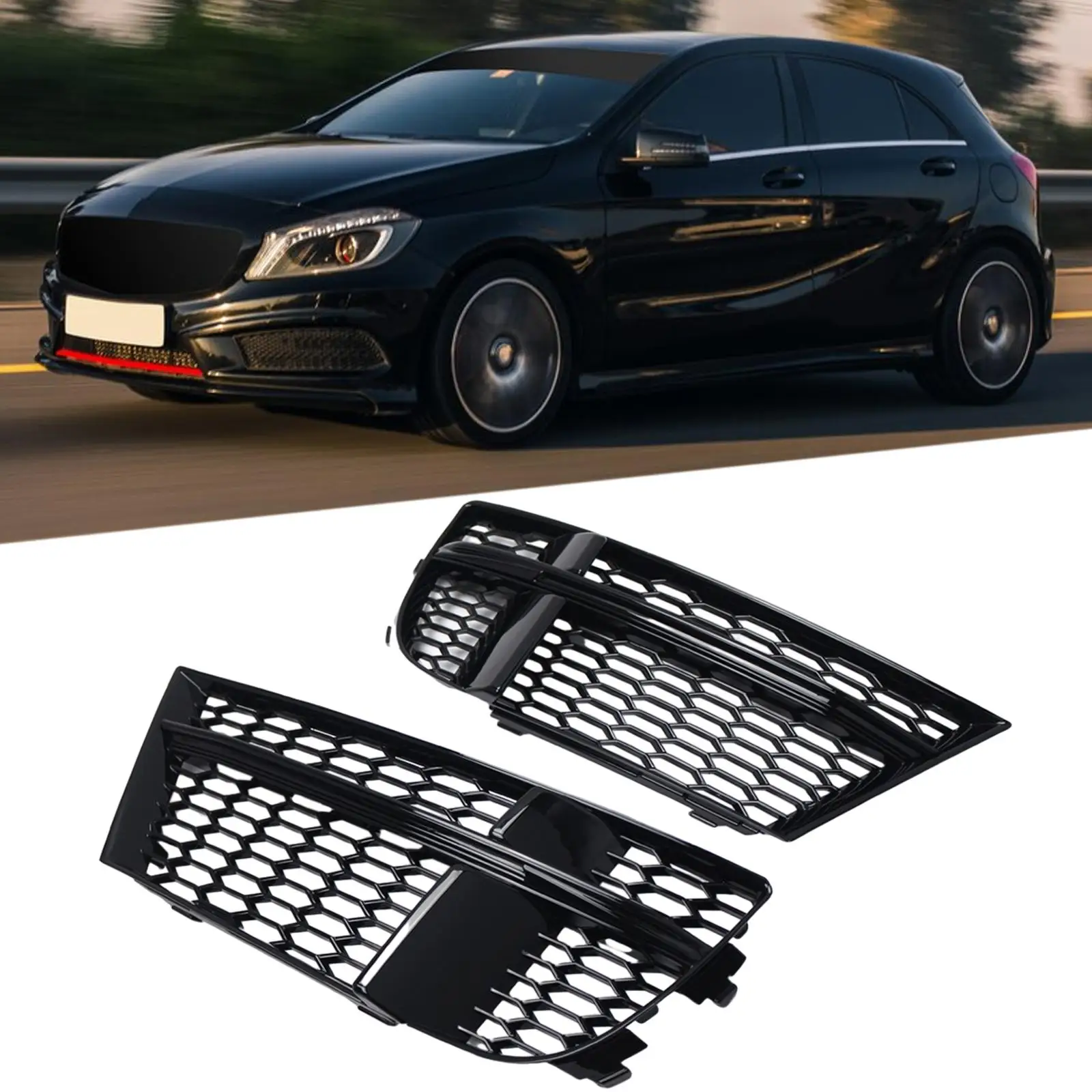 

2x Air Guide Grille 8V3807682Q 8V3807681AE 8V3807681aebmo for Audi 2016-2020 Auto Accessory High Quality Replace Parts premium