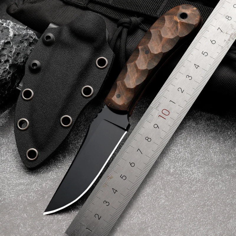 

80CR outdoor hunting knife high hardness outdoor knife fixed blade military rescue knife Bowie knives gift for men