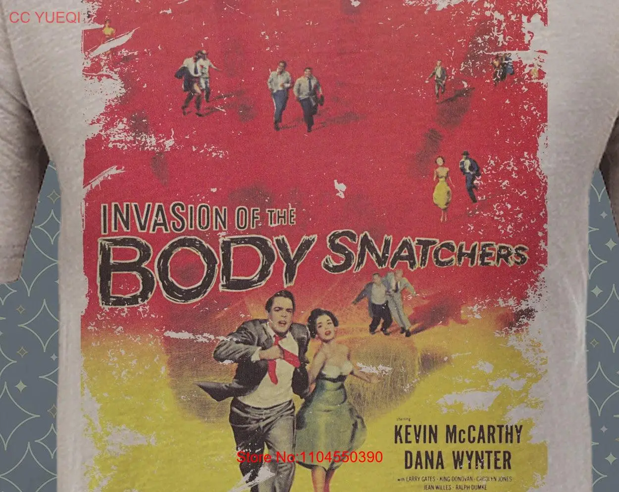 

Футболка Invasion of the Body Snatchers в стиле ретро, винтажном стиле, научно-фантастическая футболка из фильма ужасов 50-х годов с длинными или короткими рукавами