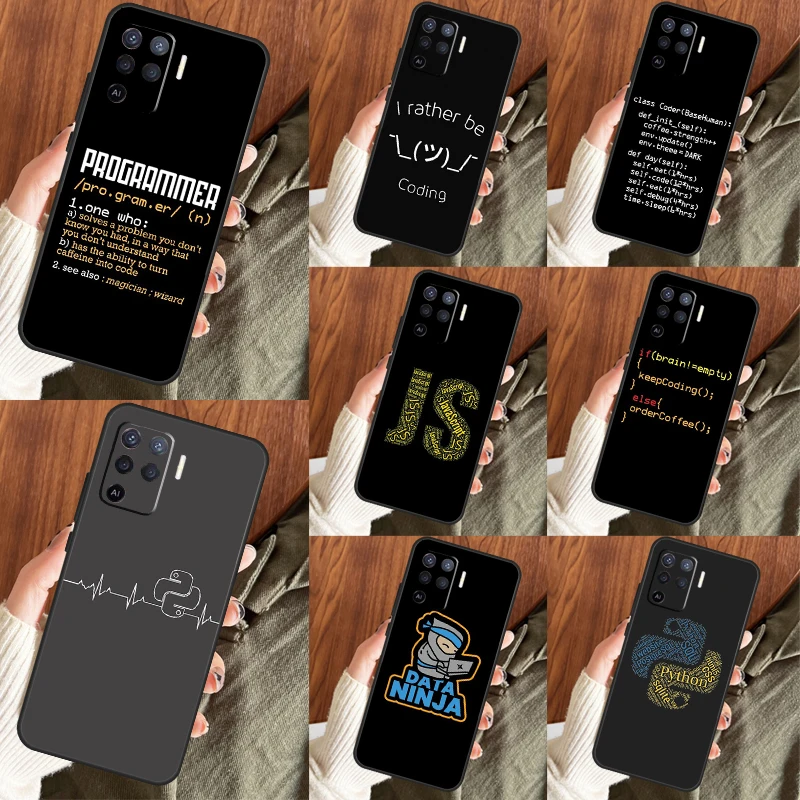 Программирование, стробое кодирование для OPPO A57s A54 A74 A94 A53 A31 A5 A9 A15 A16 A17 A77 A76 A96 A52 A72 A91 A93, чехол