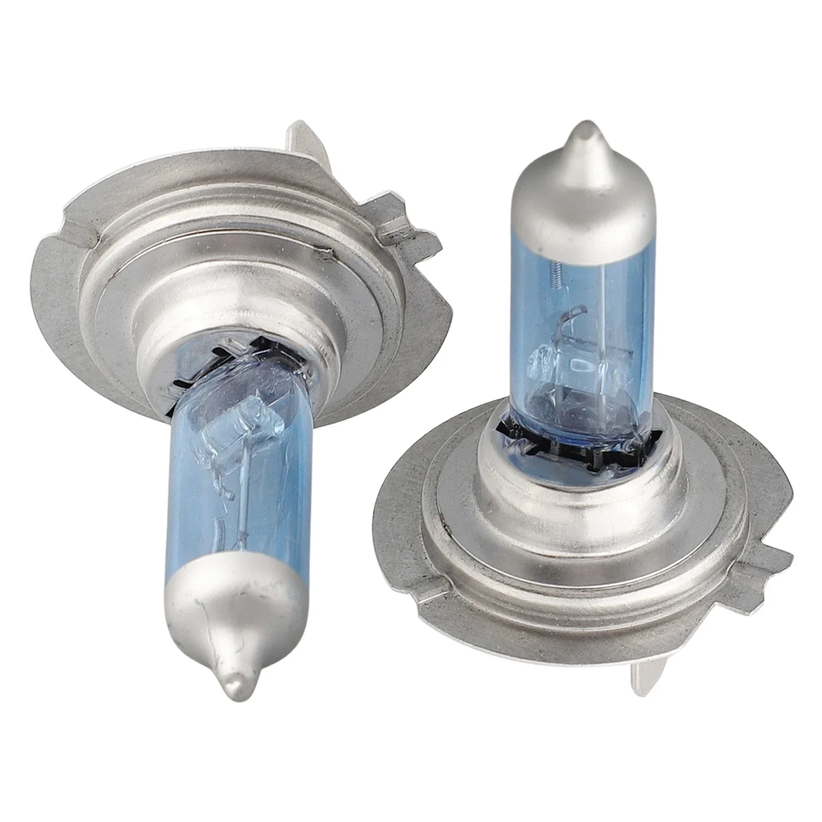 2x H7 Car Halogen Headlight 55W 12V 6000K White Light Bulb Super Bright Car Accessories Continuing Lasting Signal Light Replacem