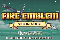 32bit game card : Fire Emblem - Vision Quest ( English Version!! )