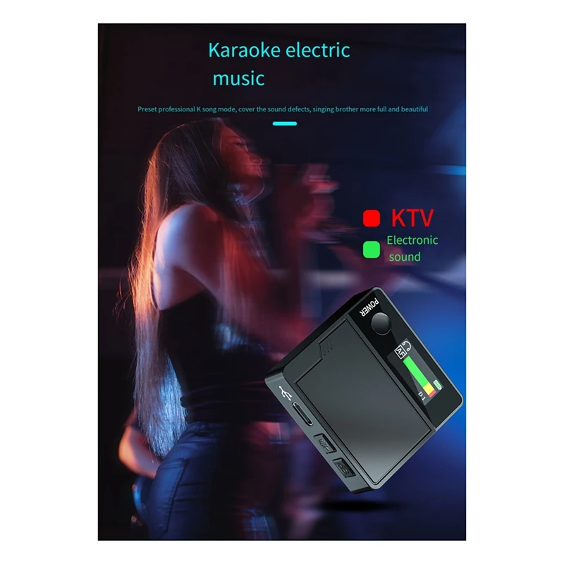 A9 Live Sound Card Voice Changer 11 Sound Effects KTV Mode Male Voice To Female Voice Easy Install For Ios Android Easy Install