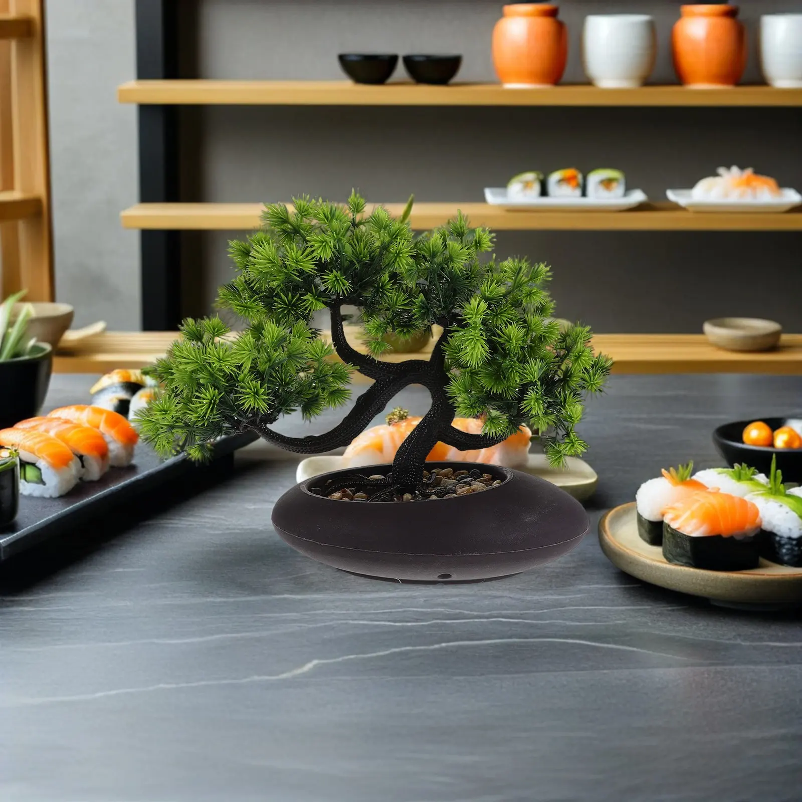 Authentic Japanese Cold Food Plate for Sushi Rolls Sashimi Nigiri Side Dishes Modern Minimalist Ceramic Serving Dish Tableware view 5