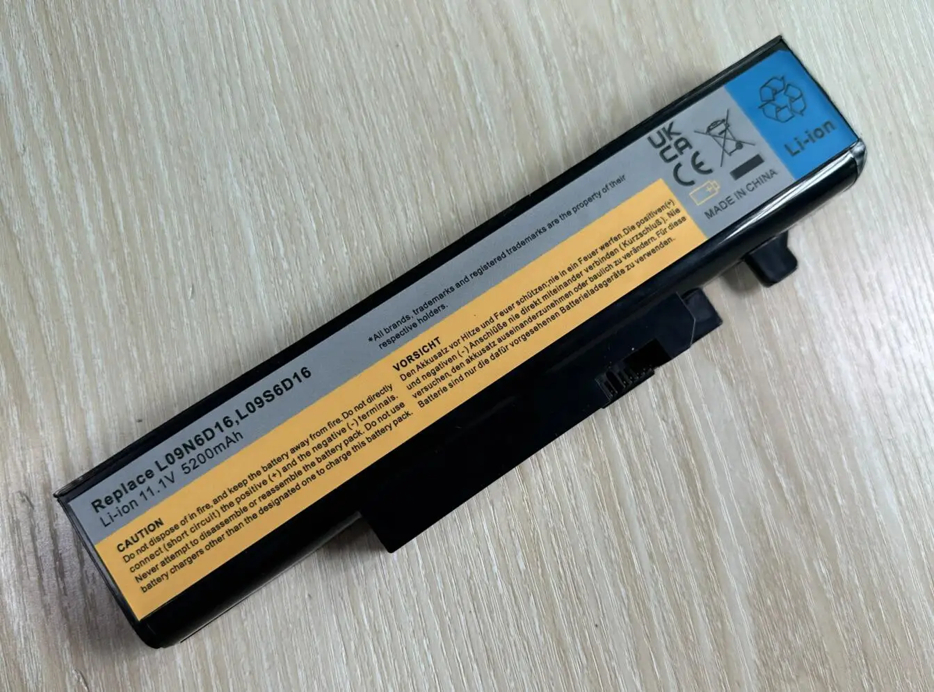 Laptop battery for LENOVO L09N6D16 L09S6D16 L10L6Y01 L10L6Y01 L10N6Y01 L10S6Y01 IdeaPad Y460 Y560 B560 V560