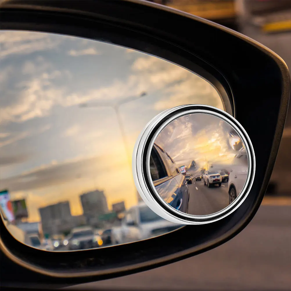

4Pcs Blind Spot Rearview Mirrors Wide Angle High Definition Round Glass Side Mirror Easy Install Car Blindspot Accessories