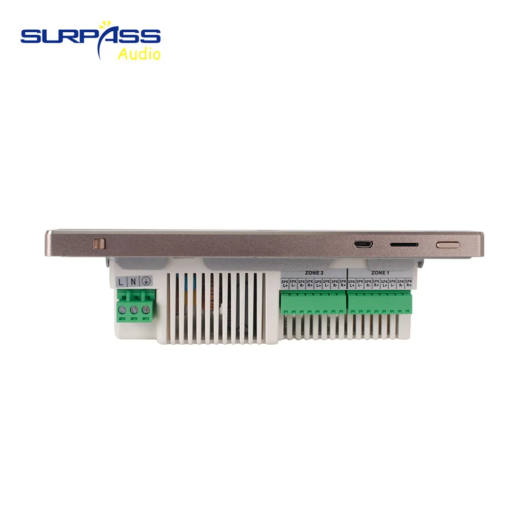 Good Sound  7-inch Smart Hi-Fi Wall Amplifier Dual Room Partition Volume Control for Multi-room Background