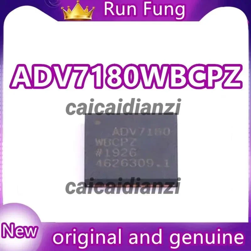 5Pcs/Lot   ADV7180WBCPZ ADV7180 Video Decoder IC I²C, Serial ITU-R BT.656, NTSC, PAL, SECAM 40-LFCSP-VQ (6x6) New Original