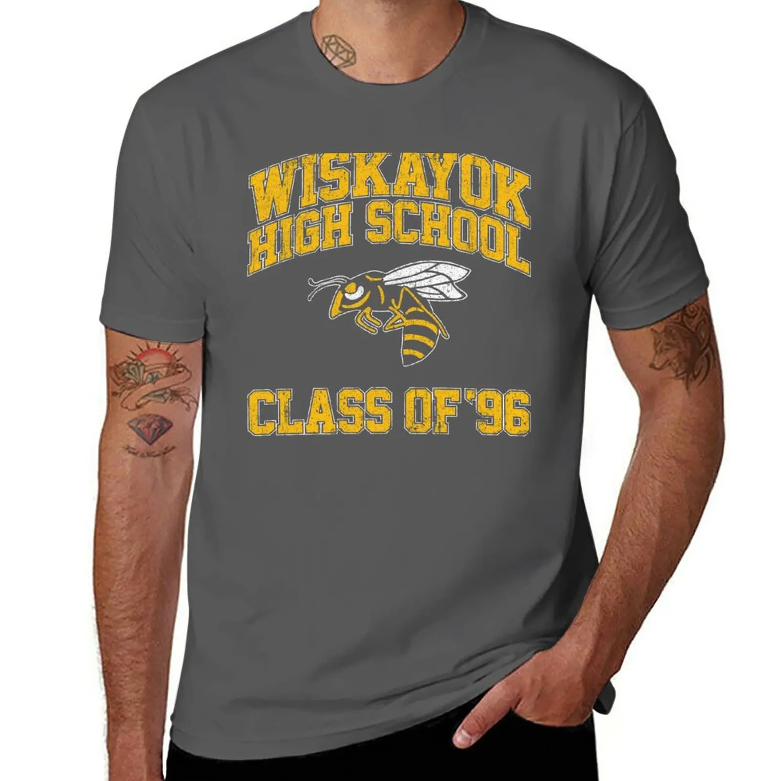 New Wiskayok High School Class of 96 T-Shirt animal print shirt for boys quick drying t-shirt tops heavy weight t shirts for men