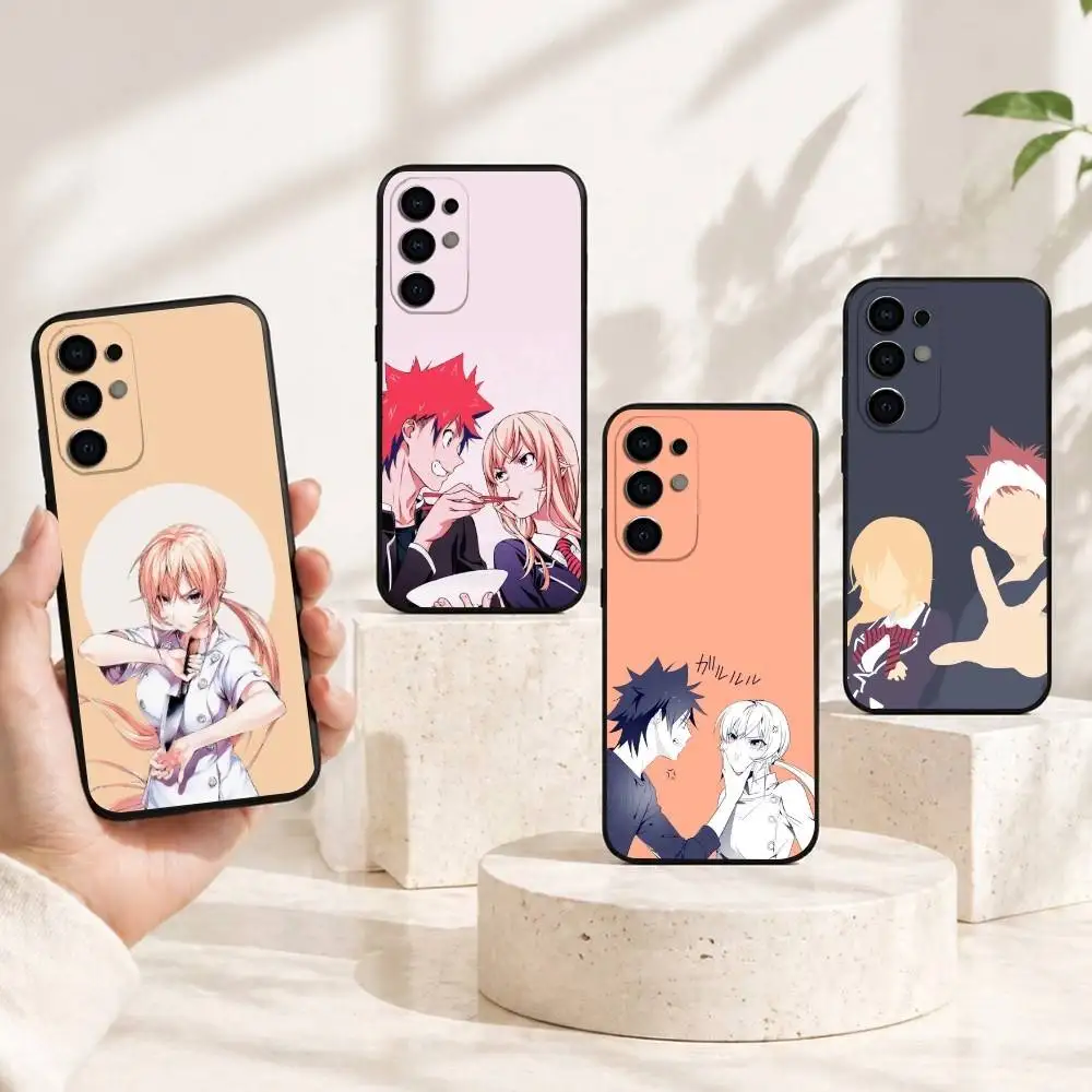 A-Anime F-Food Wars Phone Case For Samsung S25,S24,S21,S22,S23,S30,Ultra,S20,Plus,Fe,Soft Silicone Black Cover